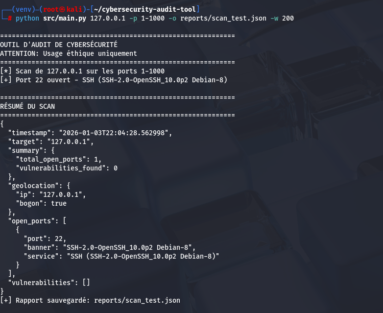 Advanced scan with multiple threads