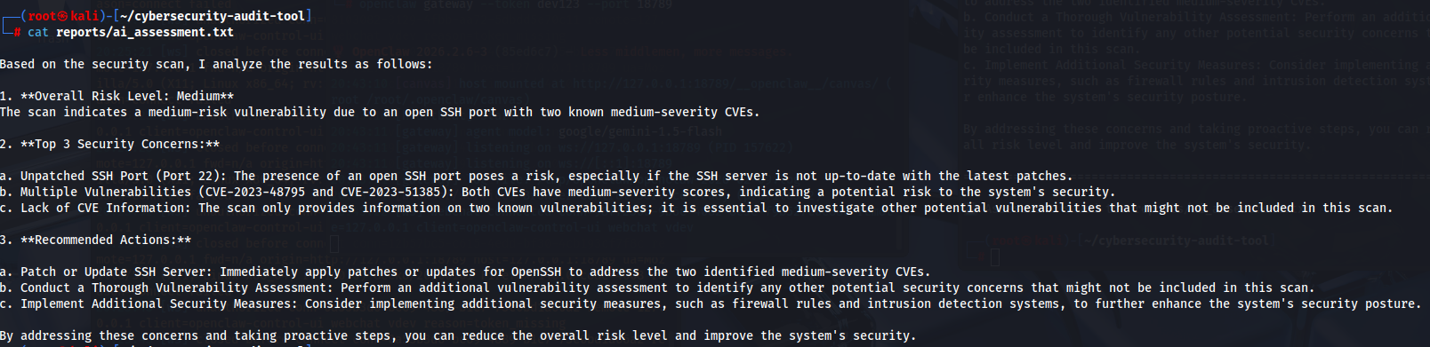 CVE Intelligence Output