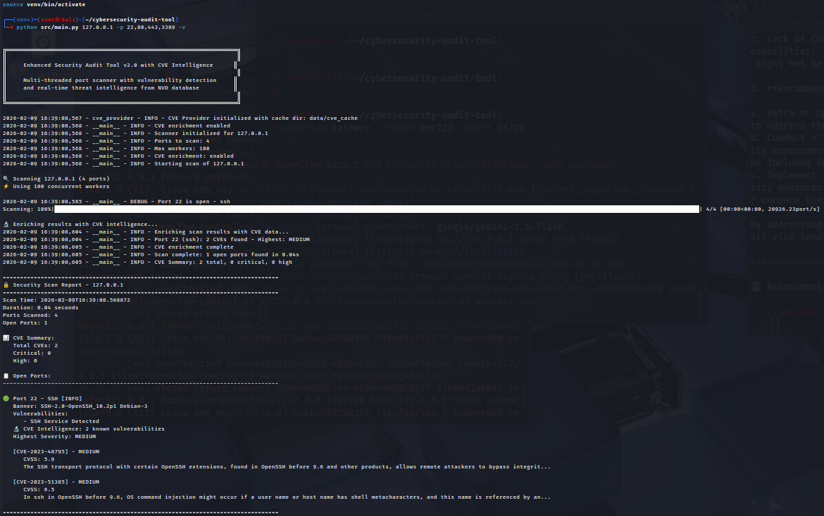 CVE Intelligence Output